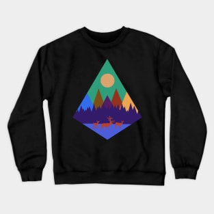 Mountain Scene #5 Crewneck Sweatshirt